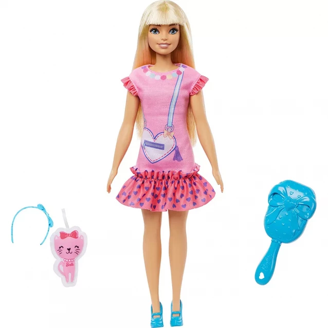 Лялька Barbie My First Білявка з кошеням (HLL19) - 1