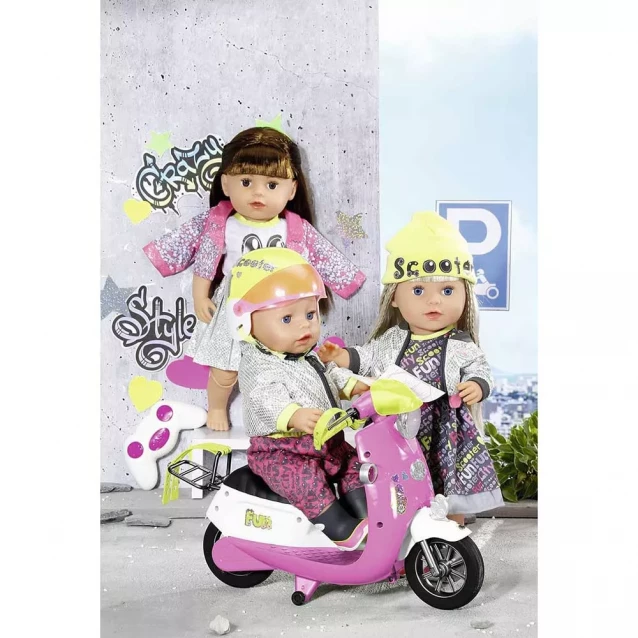 Zapf Набір одягу для ляльки BABY BORN - ПРОГУЛЯНКА МІСТОМ (43 cm) 830222 - 10