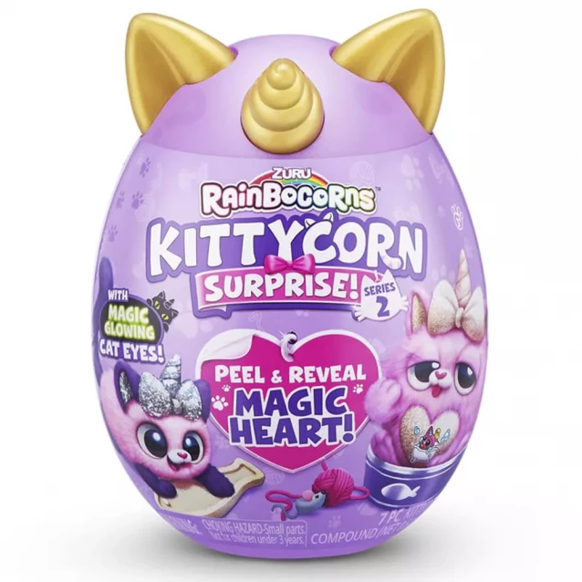 М'яка іграшка Rainbocorns Kittycorn Surprise рожева (9279H) - 1