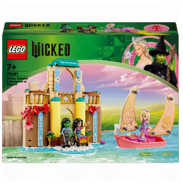 Конструктор LEGO Wicked Ґлінда, Ельфаба й Несароза в Університеті Шиз (75681) - 1