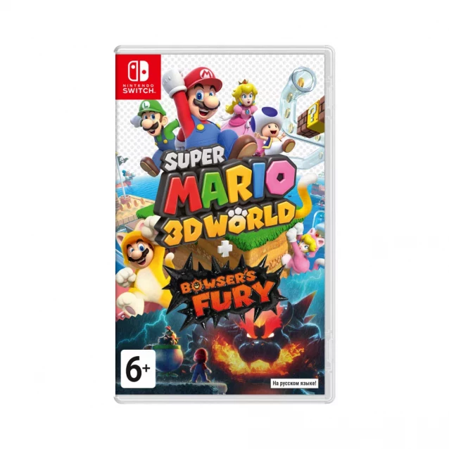 Картридж Super Mario 3D World + Bowser's Fury [Nintendo Switch, російська версія] - 1