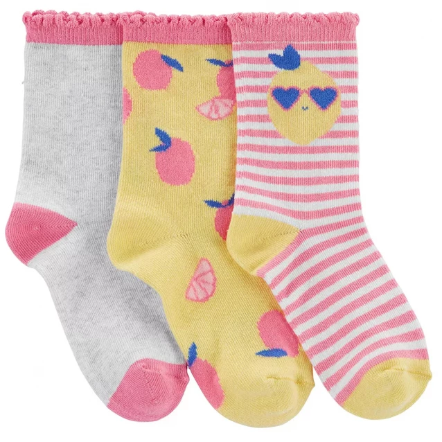 Шкарпетки Carter's для дiвчинки 101-131 см 3 шт (3N110910_4-7) - 1