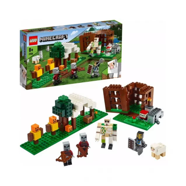 Конструктор LEGO Minecraft Логово разбойников (21159) - 2