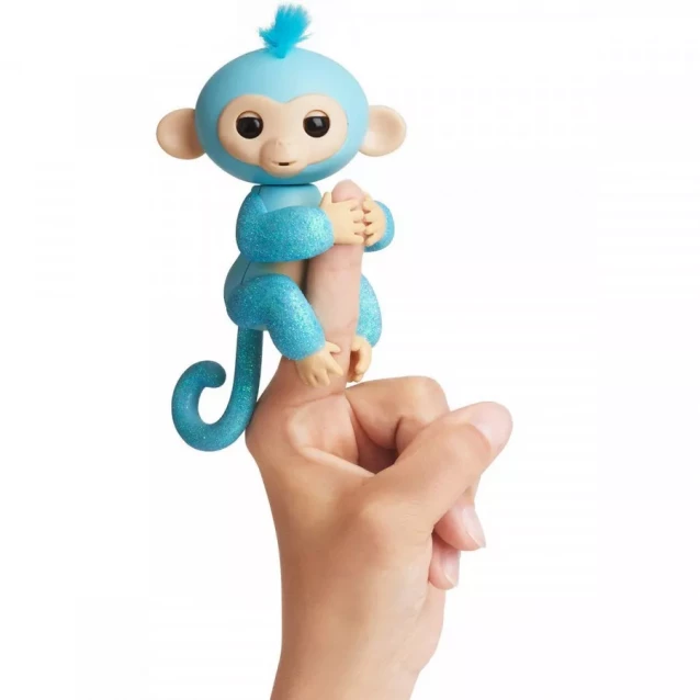 Fingerlings Гламурная ручная обезьянка голубая - 1