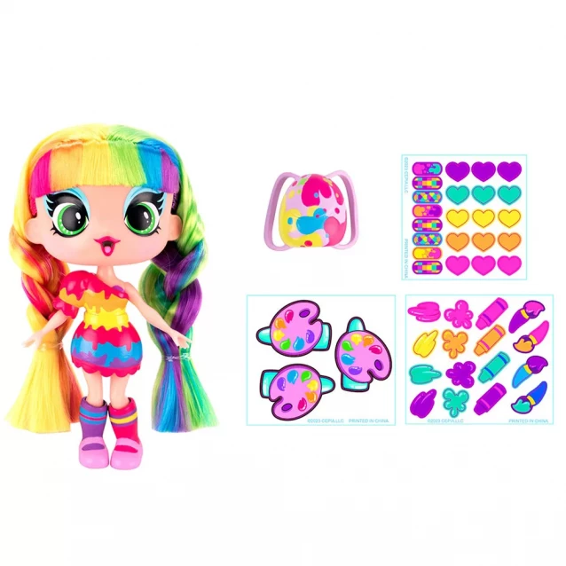 Лялька Decora Girlz Дизайнерський магазин наліпок (D1009) - 6