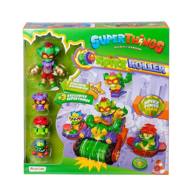 Ігровий набір SuperThings "Kazoom Kids" S1 - Спайк-ролер кактус (PSTSP514IN00) - 1