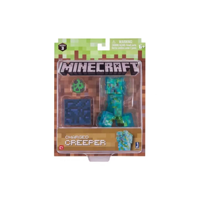 Коллекционная фигурка Minecraft Charged Creeper серия 3 - 1