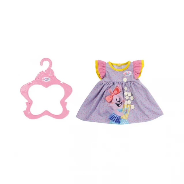 Одежда для куклы Baby Born Милое платье фиолетовое (828243-2) - 1