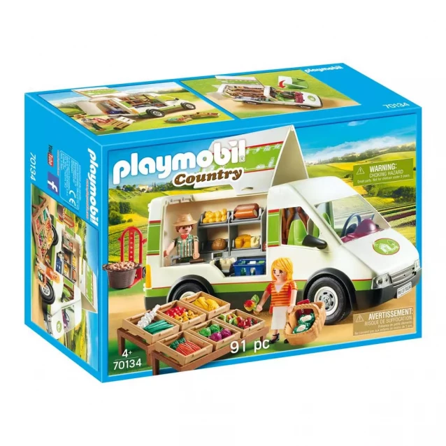 Ігровий набір Playmobil Пересувний фургон з продуктами (70134) - 4