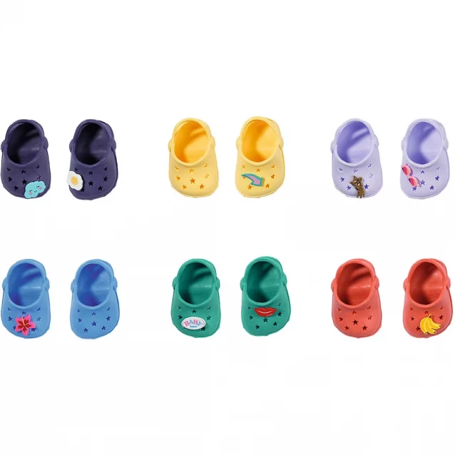 Zapf Взуття для ляльки BABY BORN - СВЯТКОВІ САНДАЛІ З ЗНАЧКАМИ (на 43 cm,червоні) 828311-3 - 3