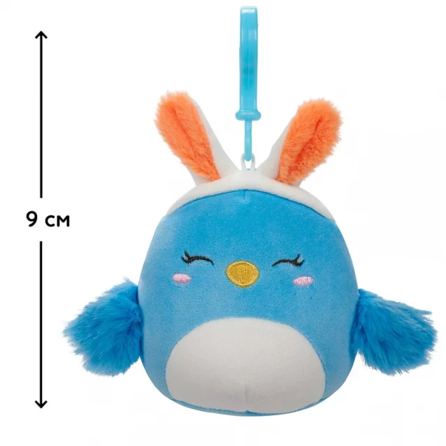 Мягкая игрушка на клипсе Squishmallows Птичка Бебе 9 см (SQCP00183) - 2