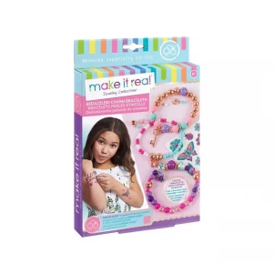 Набір для створення шарм-браслетів MAKE IT REAL Квіткова фантазія (MR1202) дитяча іграшка