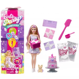 Лялька Barbie Вечірка-сюрприз у лілових тонах (JFG70)  лялька Барбі