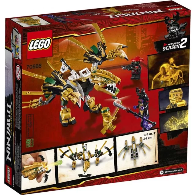 Конструктор Lego Ninjago Золотой Дракон (70666) - 2