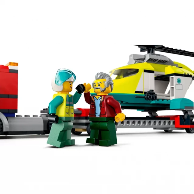 Конструктор LEGO Перевозка спасательного вертолета (60343) - 5