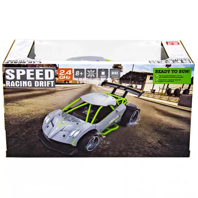 Машинка Sulong Toys Speed Racing Drift Aeolus 1:16 на радиоуправлении серая (SL-284RHG) - 13