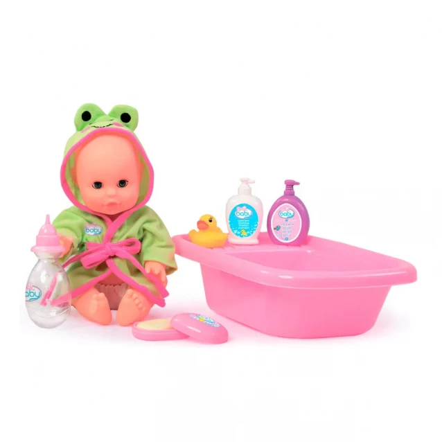 PLAY BABY Кукла 32см с ванночкой для купания; 3+ - 1
