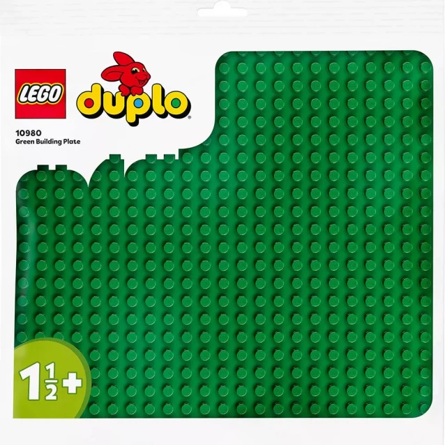 Конструктор LEGO Duplo Будівельна пластина зеленого кольору (10980) - 1