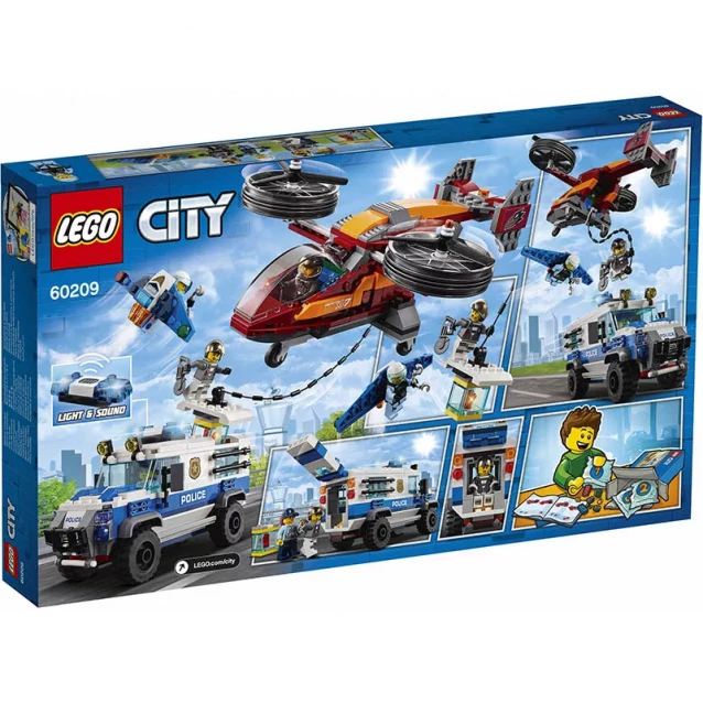 Конструктор LEGO City Повітряна Поліція: Викрадення Діаманта (60209) - 2