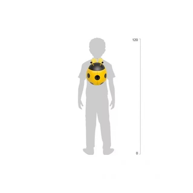 Рюкзак SUPERCUTE Сонечко жовтий (SF032-b) - 3