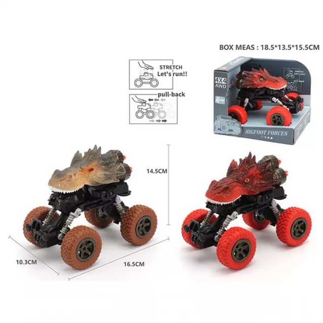 Машинка Країна іграшок Динозавр в ассортименте (6571-X) - 1