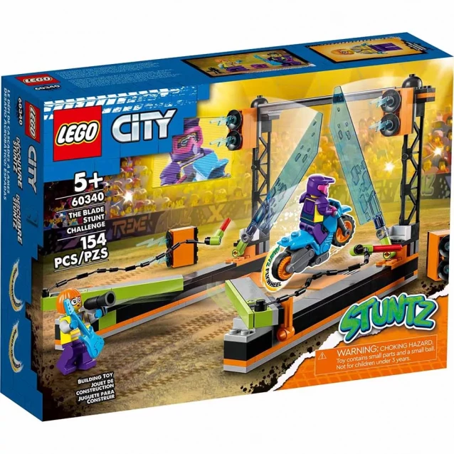 Конструктор Lego City Stuntz Каскадерське завдання «Клинок» (60340) - 1