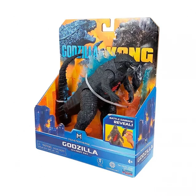 Фігурка Godzilla vs. Kong – Ґодзылла з тепловим променем 15 см (35302) - 6