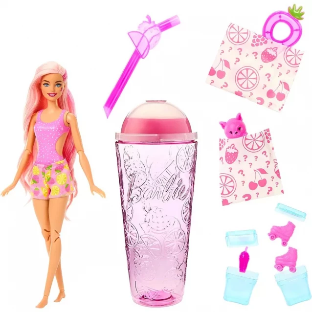 Кукла Barbie Pop Reveal Сочные фрукты Клубничный лимонад (HNW41) - 3