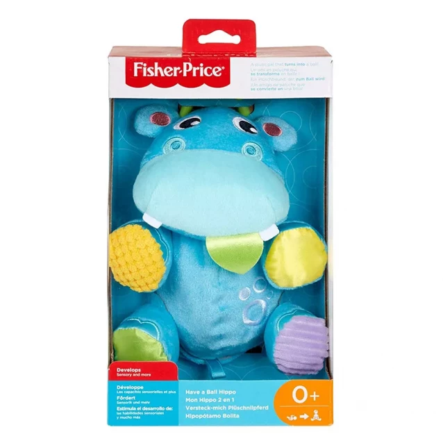 FISHER-PRICE Мягкая игрушка-подвеска "Бегемотик-шарик" Fisher-Price - 1