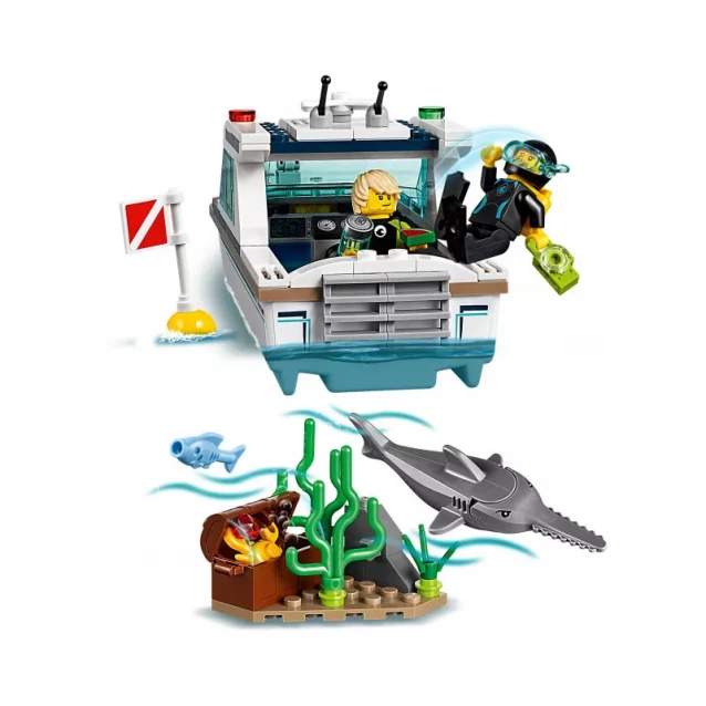 Конструктор LEGO City Яхта Для Дайвінгу (60221) - 7