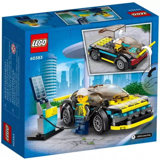 Конструктор LEGO City Электрический спортивный автомобиль (60383) - 2