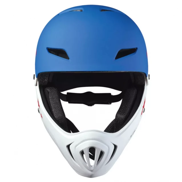 Защитный гоночный шлем Micro размер S бело-голубой (AC2132BX) - 3
