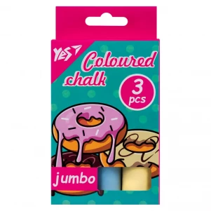 Крейда кольорова Yes Sweet Cream Jumbo 3в1 (400493) дитяча іграшка