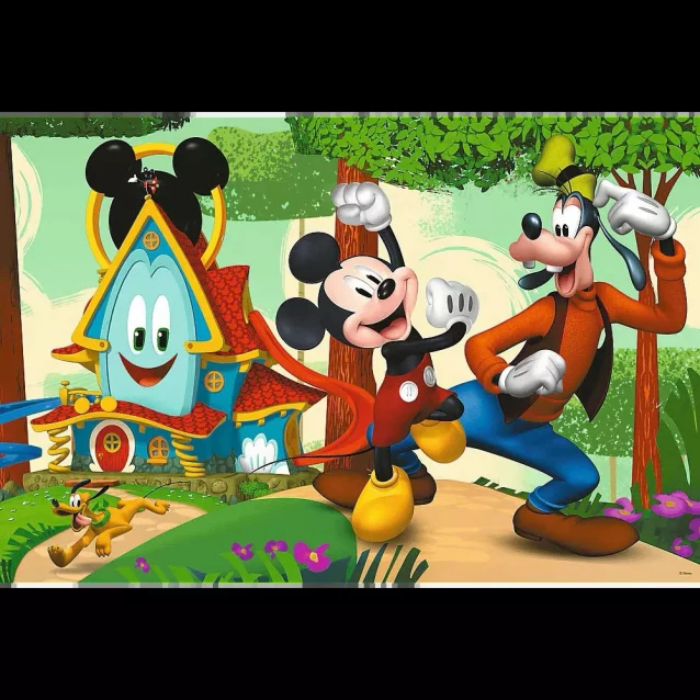 Пазли Trefl Super Maxi Disney Мікі-Маус Веселий будиночок з розмальовкою 24 ел (41012) - 2