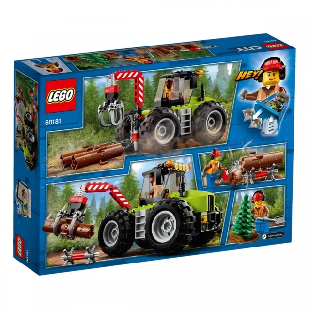 Конструктор LEGO City Лісоповальний Трактор (60181) - 2