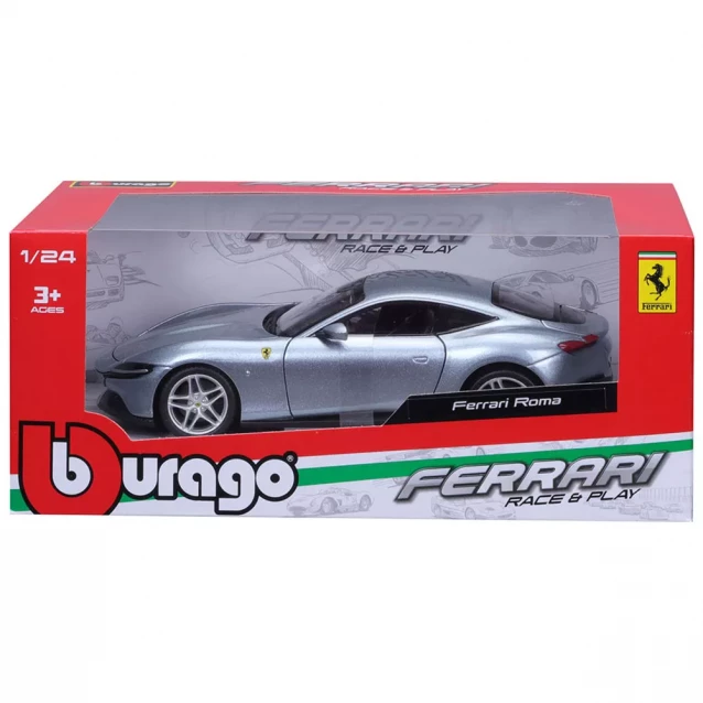 Автомодель Bburago Ferrari Roma 1:24 в ассортименте (18-26029) - 6