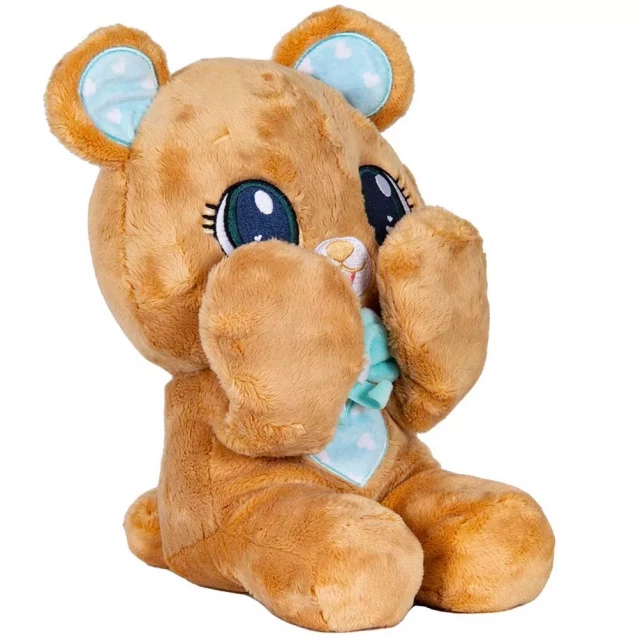 М’яка іграшка Peekapets Ведмедик коричневий 30 см (907867) - 2