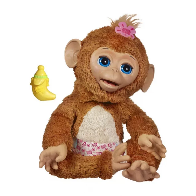 Интерактивная игрушка мягкая FurReal Friends Смешливая обезьянка (A1650E24) - 7