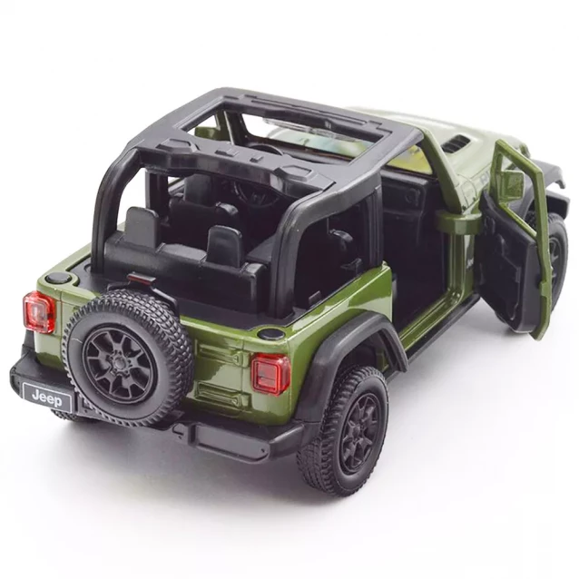 Автомодель TechnoDrive Jeep Wrangler Rubicon 2021 зеленый (250339U) - 8
