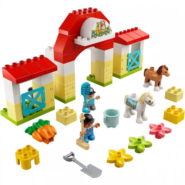Конструктор LEGO Duplo Стайня і догляд за поні (10951) - 13
