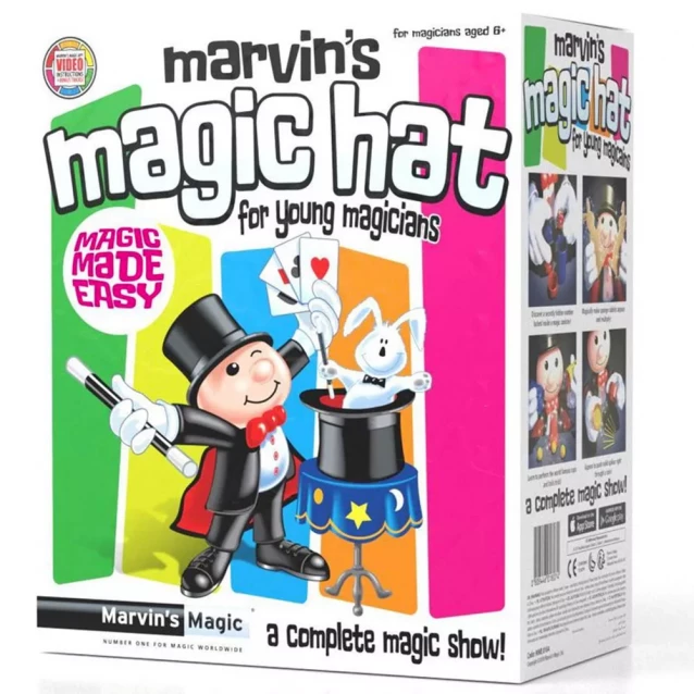 Набір фокусів Marvin's Magic Чарівний капелюх Марвіна – 150 дивовижних фокусів та трюків (MME0135) - 1