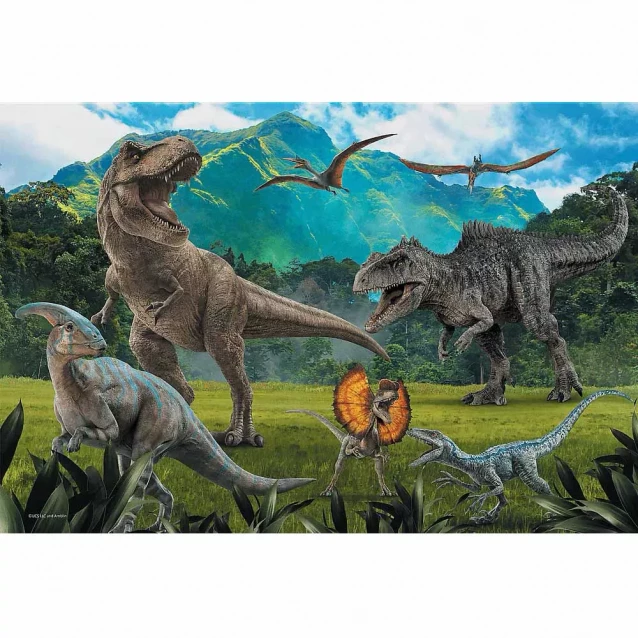 Пазли Trefl Світ динозаврів Динозаври 100 ел (16441) - 2