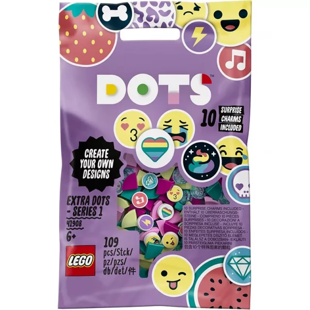 Конструктор LEGO Dots Дополнительные элементы Dots - Выпуск 1 (41908) - 2