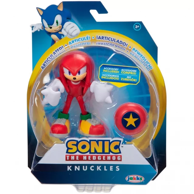 Фігурка з артикуляцією Sonic the Hedgehog Наклз 10 см (41679i-GEN) - 1