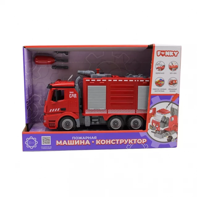 Автомобиль-конструктор FUNKY TOYS Пожарный фургон (328806) - 2