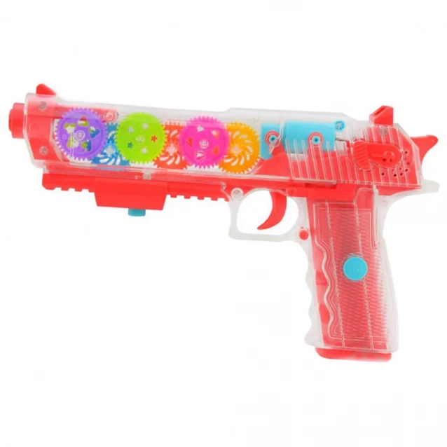 Музыкальный пистолет арт. HJ608, 2 цвета, в коробке 24,7*4,5*14,9см - 3