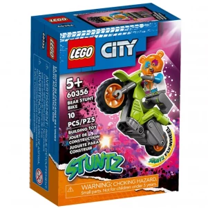 Конструктор LEGO City Stuntz Каскадерський мотоцикл ведмедя (60356) ЛЕГО Сіті Стантз