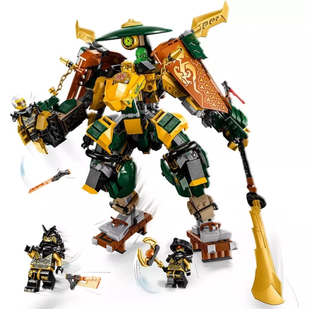Конструктор LEGO Ninjago Командні роботи ніндзя Ллойда й Арін (71794) - 4