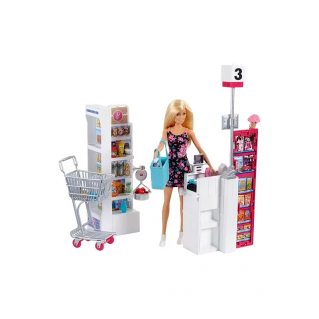 Ляльковий набір Barbie В супермаркеті (FRP01) - 3