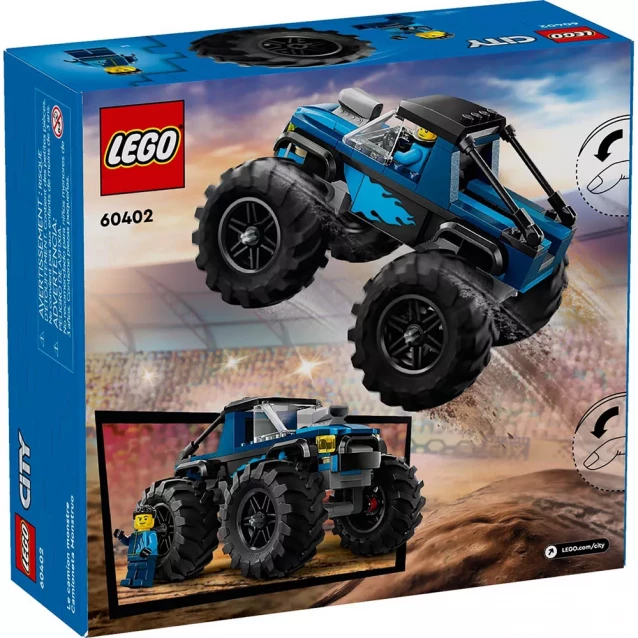 Конструктор LEGO City Синий грузовик-монстр (60402) - 2